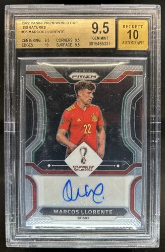 Marcos Llorente 2022 Panini Prizm World Cup
