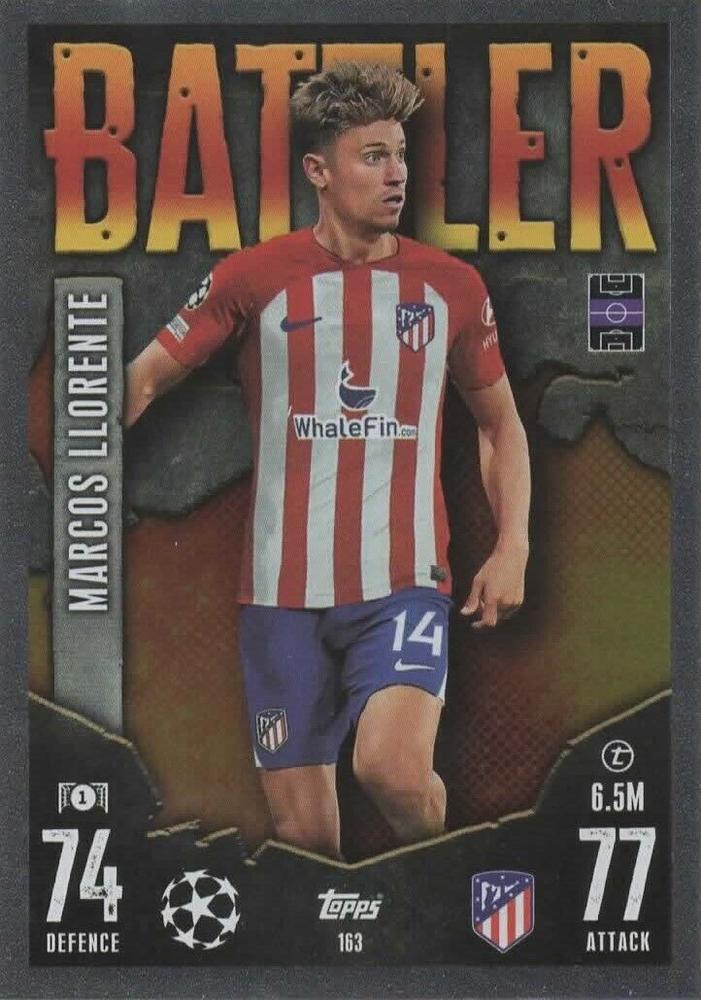 Marcos Llorente 2023 Topps Match Attax UEFA Club Competitions
