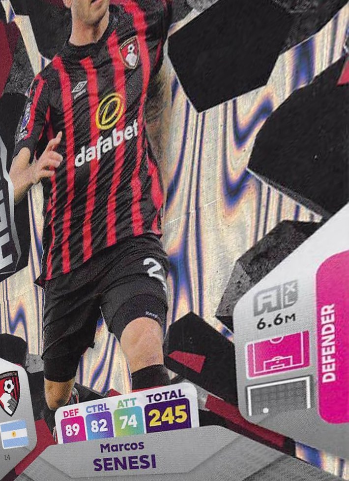 Marcos Senesi 2024 Panini Adrenalyn XL Premier League Plus