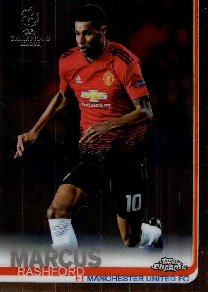 Marcus Rashford 2018 Topps Chrome UCC 68