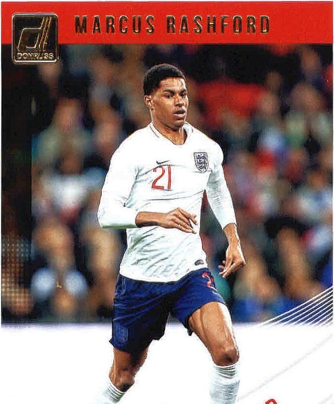 Marcus Rashford 2018 Panini Donruss Soccer 124