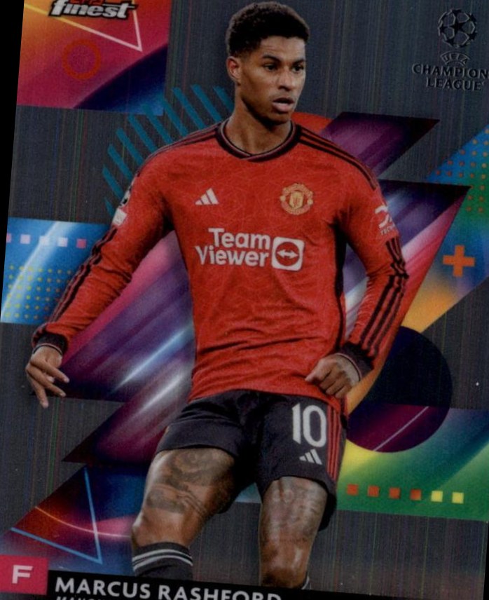 Marcus Rashford 2023 Topps Finest UEFA Club Competitions