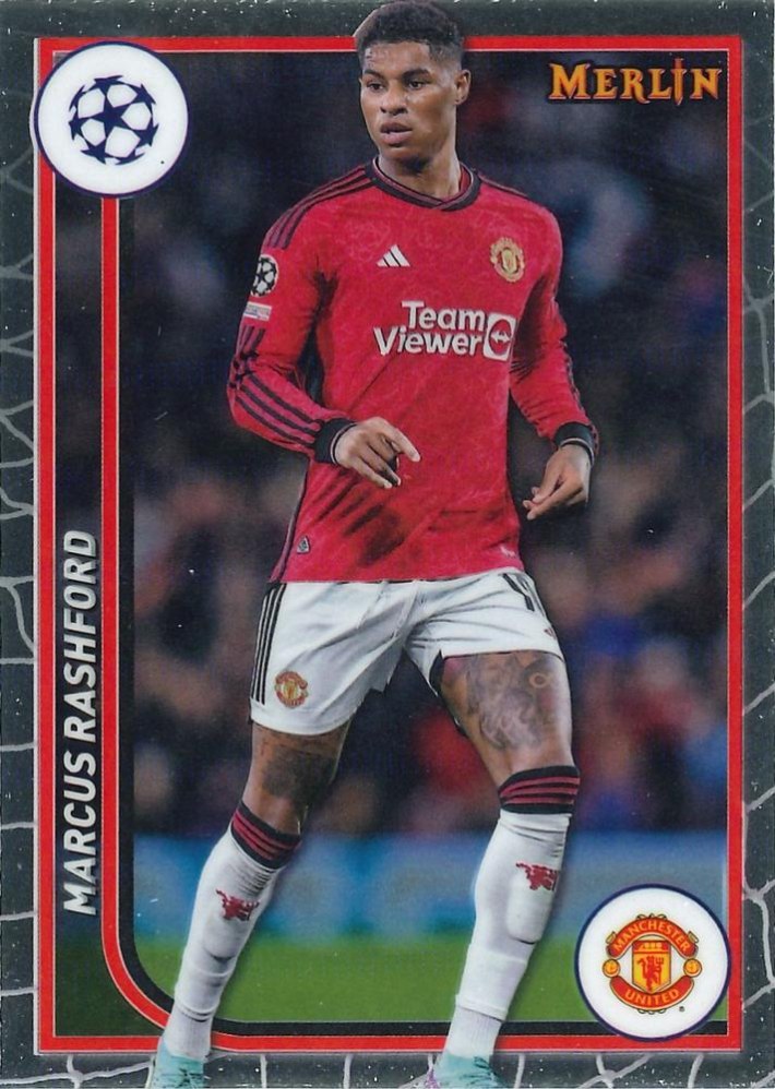 Marcus Rashford 2023 Topps Merlin UEFA Club Competitions
