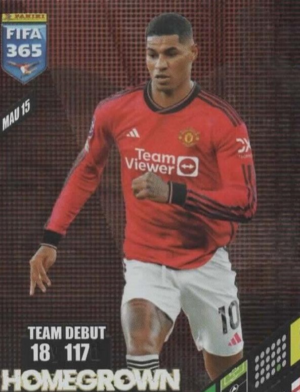 Marcus Rashford 2024 Panini Adrenalyn XL FIFA 365