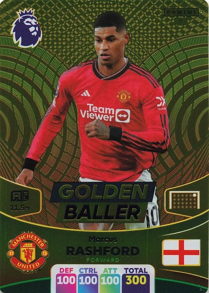 Marcus Rashford 2024 Panini Adrenalyn XL Premier League