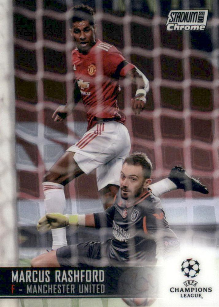 Marcus Rashford 2020 Topps Stadium Club Chrome UEFA 86