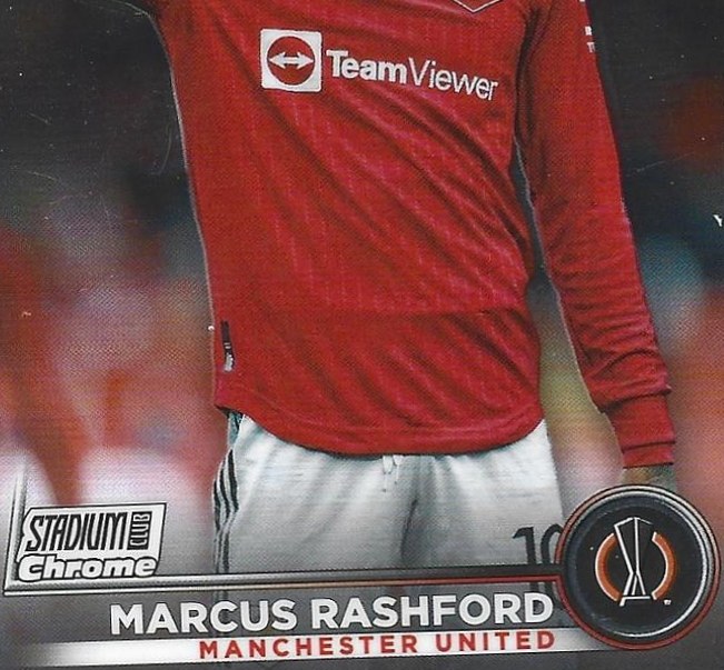 Marcus Rashford 2022 Topps Stadium Club Chrome UEFA 96