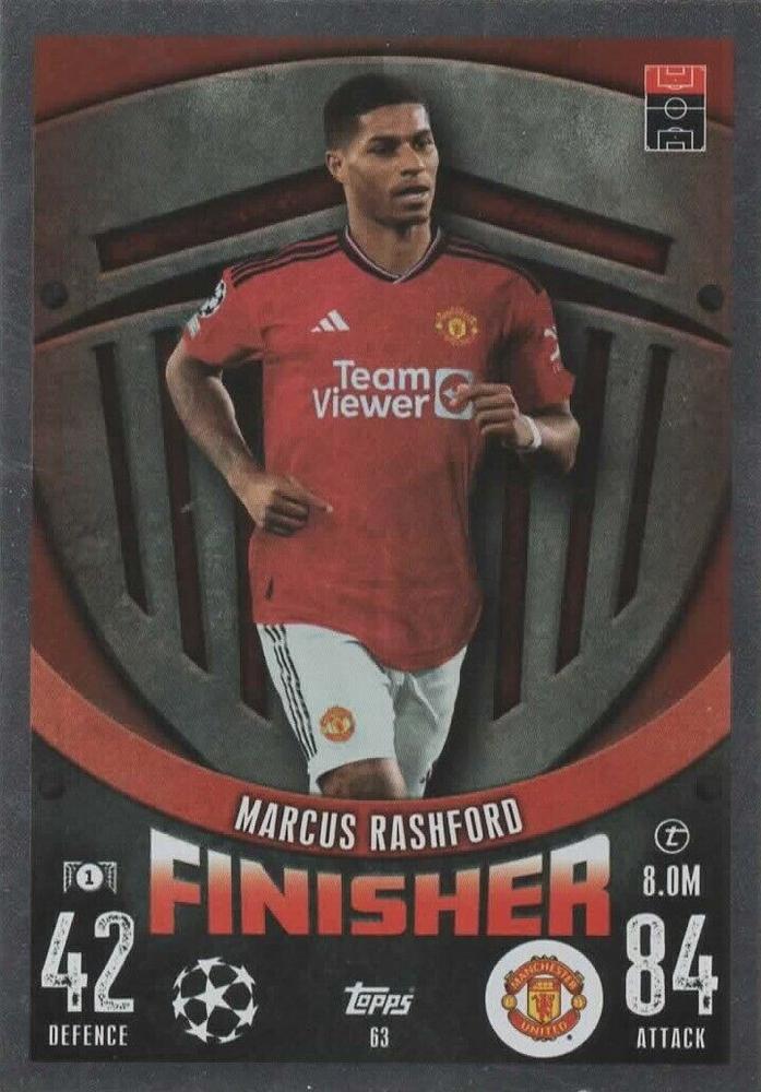 Marcus Rashford 2023 Topps Match Attax UEFA Club Competitions