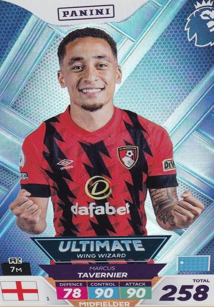 Marcus Tavernier 2023 Panini Adrenalyn XL Premier League Plus