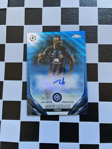Marcus Thuram 2023 Topps Chrome Blue /75
