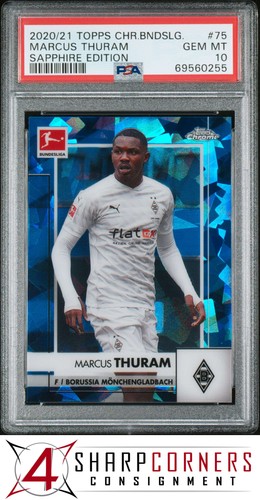 Marcus Thuram 2020 Topps Chrome Bundesliga Sapphire Edition
