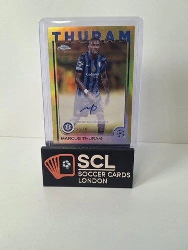 Marcus Thuram 2024 Topps Chrome Gold /50