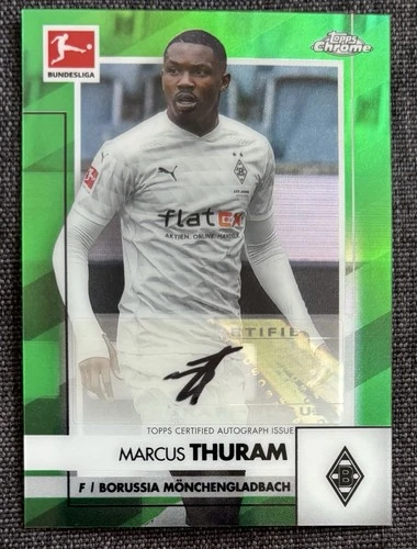Marcus Thuram 2020 Topps Chrome Green Refractor /99