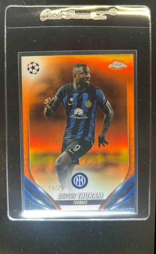 Marcus Thuram 2023 Topps Chrome Orange Refractor /25