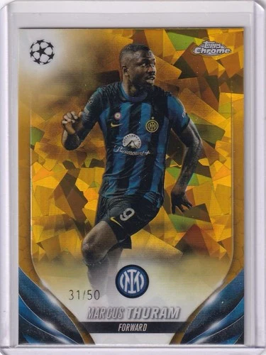 Marcus Thuram 2023 Topps Chrome Sapphire Gold Sapphire /50