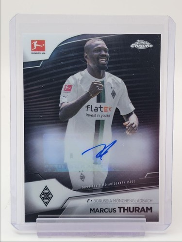 Marcus Thuram 2022 Topps Cromo Bundesliga Nero Rifrattore /10