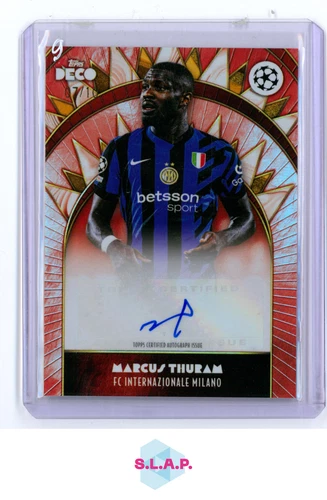 Marcus Thuram 2025 Topps Deco Red