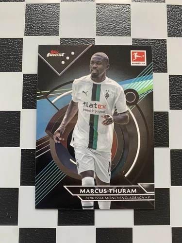 Marcus Thuram 2022 Topps Finest Black /199