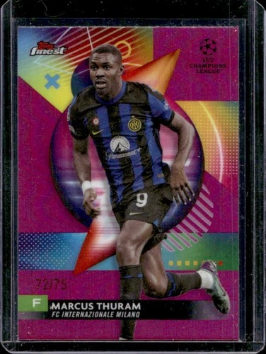 Marcus Thuram 2024 Topps Finest Gold Pink /75