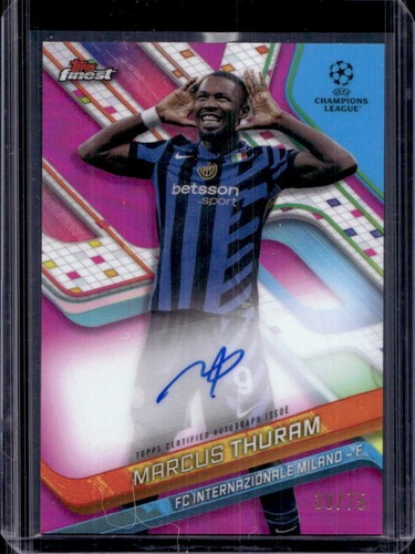 Marcus Thuram 2024 Panini Finest Magenta Rifrattore /75