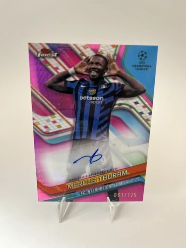 Marcus Thuram 2024 Topps Finest Pink Prism Refractor /125