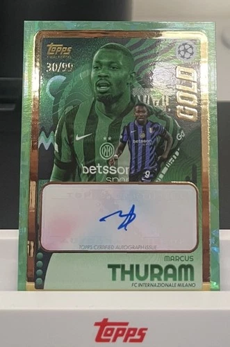 Marcus Thuram 2024 Topps Gold UCC Gold /99