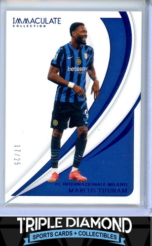 Marcus Thuram 2024 Panini Immaculate Sapphire /25
