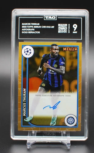 Marcus Thuram 2023 Topps Merlin Chrome Gold /50