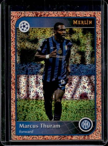 Marcus Thuram 2024 Topps Merlin Chrome Pink Refractor /250