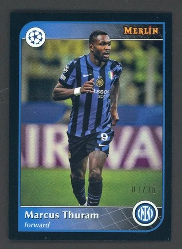 Marcus Thuram 2025 Topps Merlin UCC Black Refractor /10
