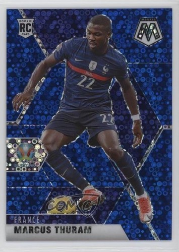 Marcus Thuram 2021 Panini Mosaic Blue Circles Prizm 38/99