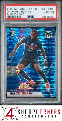 Marcus Thuram 2020 Panini Mosaico UEFA Euro 2020 Blu Pulsar Prizm