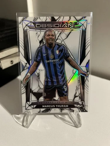 Marcus Thuram 2024 Panini Obsidian Marble Flood /8
