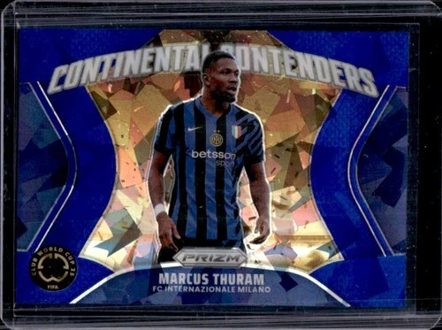 Marcus Thuram 2025 Panini Prizm FIFA World Cup Blue Ice /99