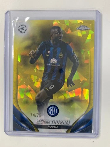 Marcus Thuram 2024 Panini Sapphire Edition Yellow Refractor 74/75