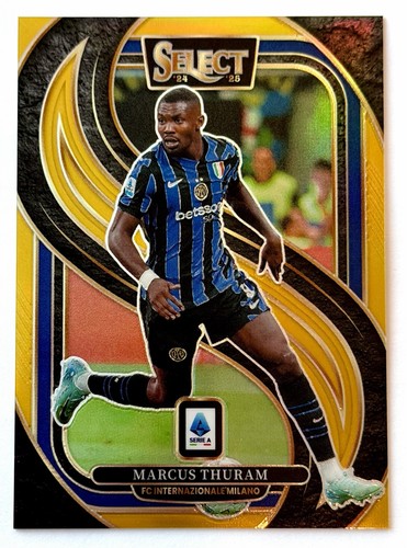 Marcus Thuram 2024 Panini Select Gold Prizm /10