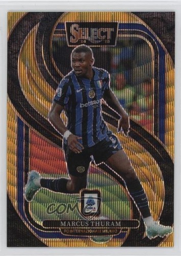 Marcus Thuram 2024 Panini Select Gold Wave Prizm /10