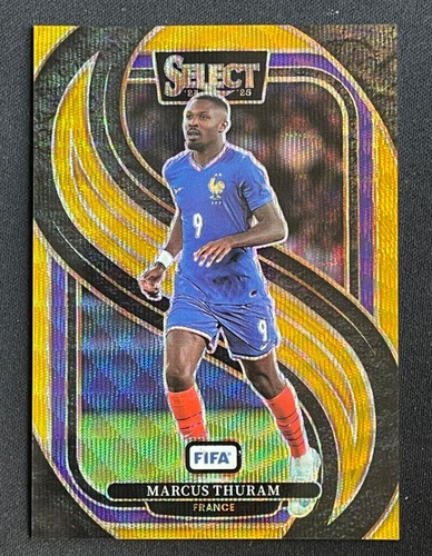 Marcus Thuram 2024 Panini Seleziona FIFA Gold Wave Prizm /10