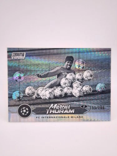 Marcus Thuram 2023 Topps Stadium Club B&W Prism Refractor /299