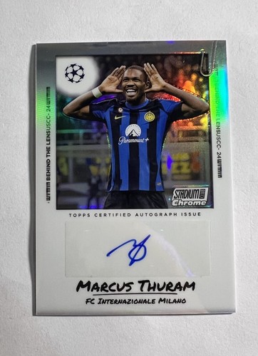 Marcus Thuram 2023 Topps Stadium Club Chrome UCL
