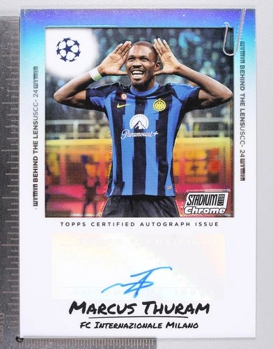 Marcus Thuram 2023 Topps Stadium Club Cromo