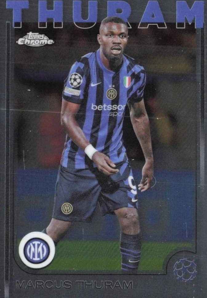 Marcus Thuram 2024 Topps Chrome UEFA Club Competitions