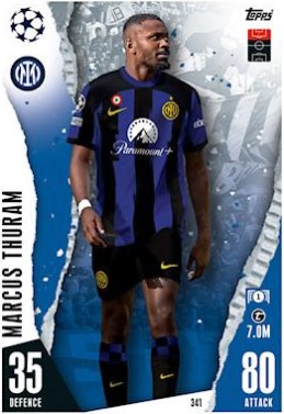 Marcus Thuram 2023 Topps Match Attax UEFA Club Competitions