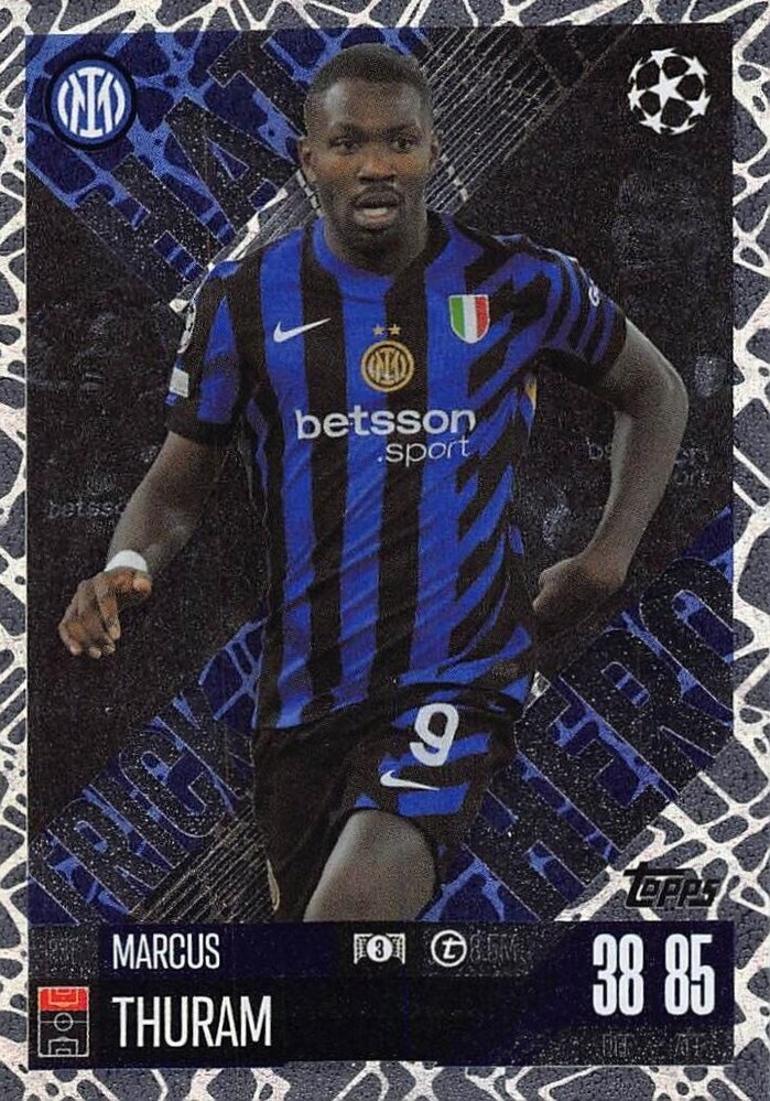 Marcus Thuram 2024 Topps Match Attax UEFA Club Competitions Extra