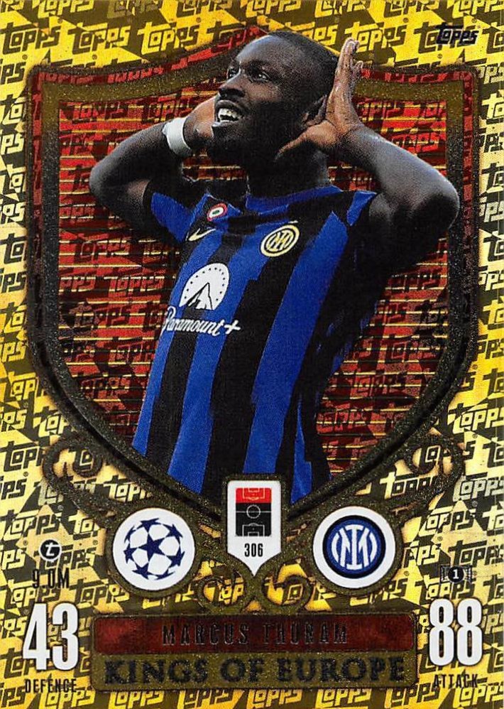 Marcus Thuram 2023 Topps Match Attax UEFA Club Competitions Extra