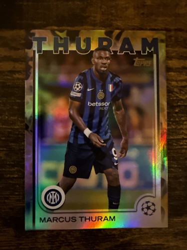 Marcus Thuram 2024 Topps UEFA Club Competitions Gold Inferno /50