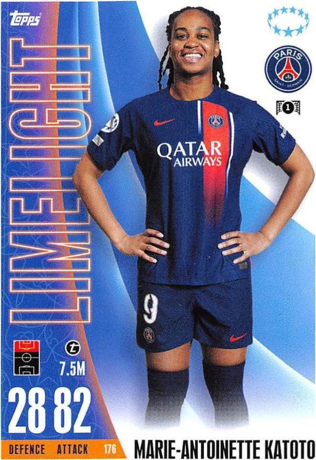 Marie Antoinette Katoto 2023 Topps Match Attax UEFA Club Competitions Extra