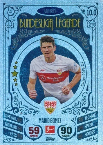 Mario Gomez 2022 Topps Bundesliga