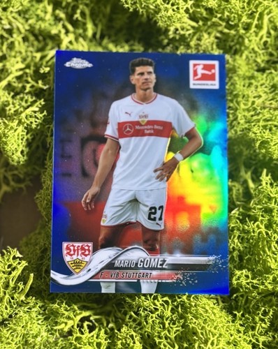 Mario Gomez 2018 Topps Chrome Bundesliga Blue Refractor /199