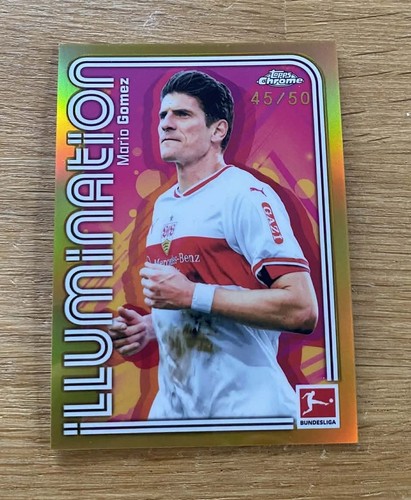 Mario Gomez 2025 Topps Chrome Bundesliga Gold /50